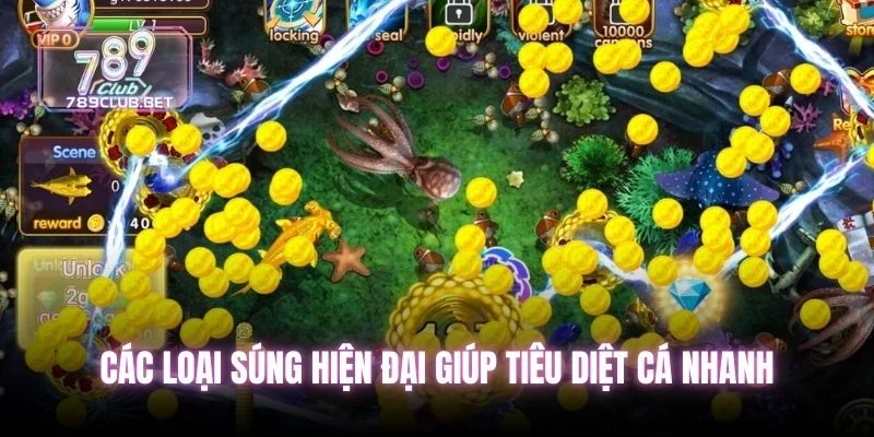 Các loại súng hiện đại giúp tiêu diệt cá nhanh