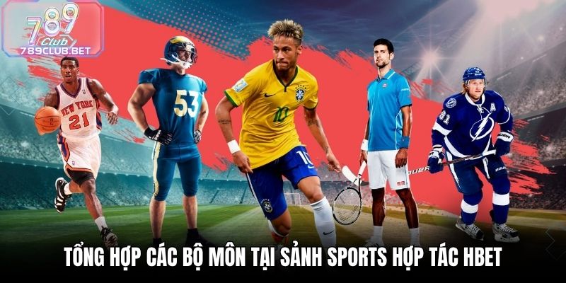Tổng hợp các bộ môn tại sảnh Sports hợp tác HBET